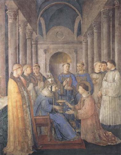 Sandro Botticelli Fra Angelico,Ordination of St Lawrence China oil painting art